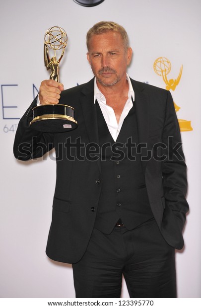 Kevin Costner 64th Primetime Emmy Awards Stock Photo Edit Now 123395770