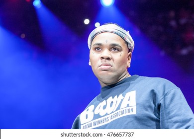 Kevin Gates On Stage At The Radio One BirthDay Bash Atlanta Georgia June 18, 2016 At Phillips Arena