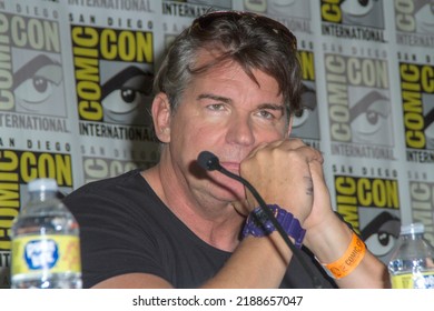 Kevin Porter at the 2022 annual Comic Con International Convention panel for "Salvage Marines" on July 21, 2022 in San Diego, CA.