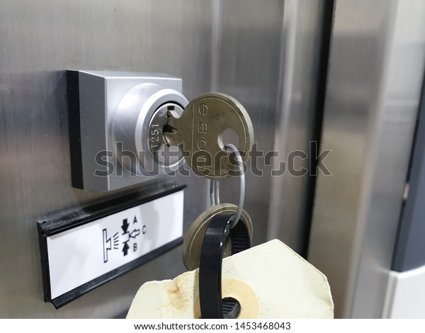 Key Cabinet Lock Electric Control Room Stock Photo Edit Now