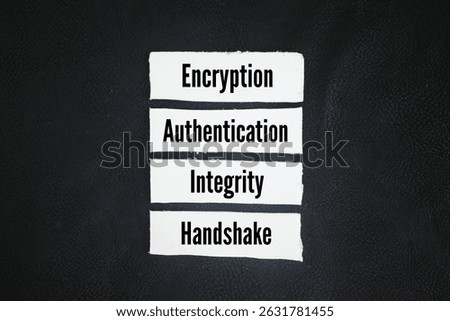 Key Features and Functionality is  Encryption, Authentication, Integrity, Handshake. fundamental concepts in network security, particularly in protocols like SSL or TLS