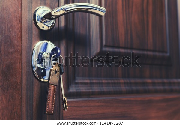 Key Key Fob Door Lock Stock Photo Edit Now 1141497287