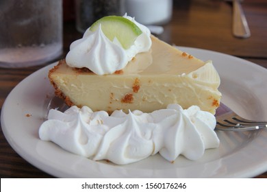 Key Lime Pie In A Local Florida Keys Restaurant