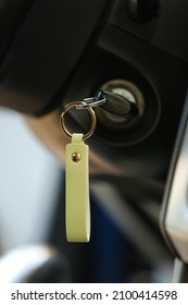 Key from modern car in ignition lock