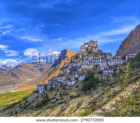Key Monastery (or Kye Gompa) is a prominent Tibetan Buddhist monastery of the Gelugpa sect, perched at an altitude of 4,166 meters (13,668 ft) in the remote Spiti Valley of Himachal Pradesh, India. Serving as the largest monastery and religious training center in the valley, it offers a breathtaking fortress-like architectural marvel overlooking the Spiti River.