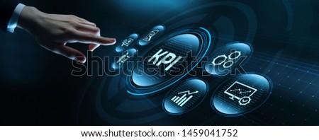 Key Performance Indicator Business Internet Technology Concept