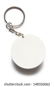 Key Ring On White Background 