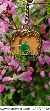 a key shain with madina picture  Stock photo © 