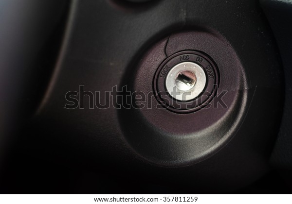 Key slot of the\
car