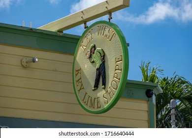 Key West, Florida, US-November 7th,2019:Key Lime Shoppe. The Birthplace Of Key Lime Pie.