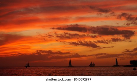 Key West Mallory Square Sunset, Florida, US