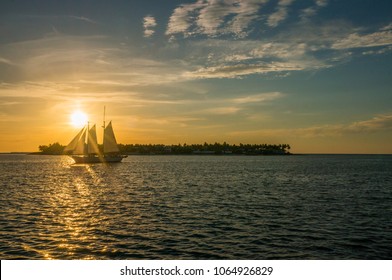 Key West Sunset From Mallory Square