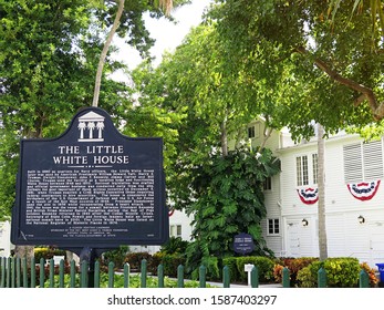 Key West, USA - 19.08.2019: 
Truman Little White House