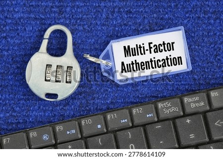 Key with word Multi-Factor Authentication or MFA is a security process requiring users to provide two or more verification factors to gain access to an account 
