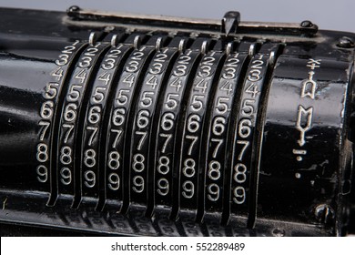 Keyboard Of Arithmometer