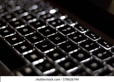 Keyboard with backlight