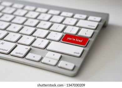 Keyboard button for hiring