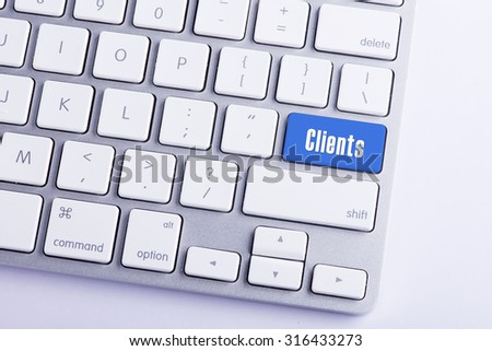 Keyboard with Clients Button