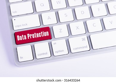Keyboard with Data Protection Button