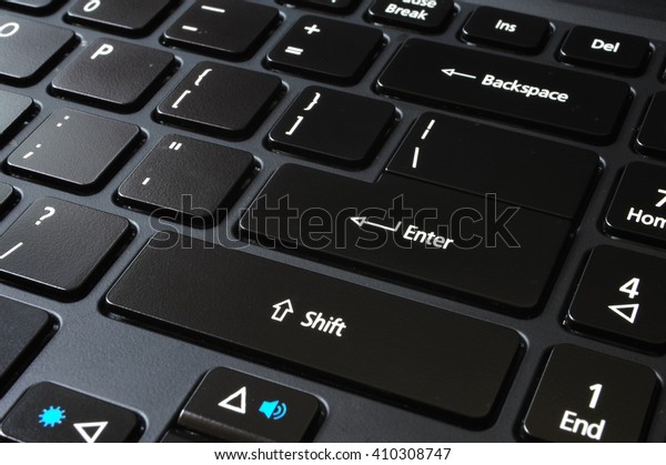 Keyboard enter\
key