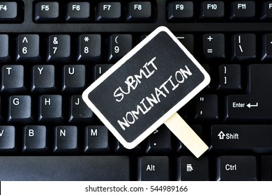 Keyboard With Key Submit Nomination


