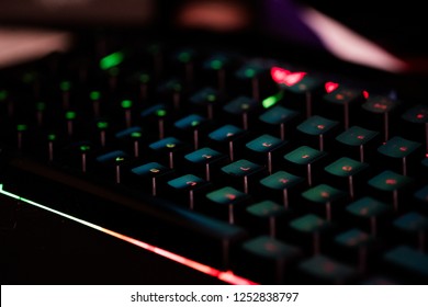 Keyboard with LED colors