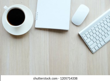 Top View Office Desk Workspace Coffee Stock Photo 730783318 | Shutterstock