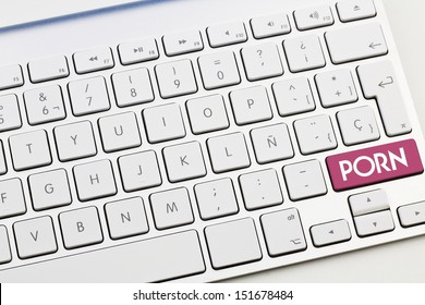Keyboard porn on white background