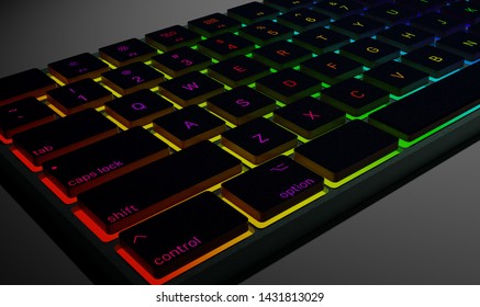 The Keyboard With RGB Blacklight