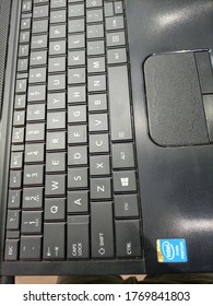 Keyboard Of A Second Hand Used Laptop With Touchpad - Karachi Pakistan - Jun 2020