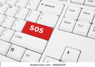 Keyboard with sos button                    