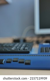 Keyboard For Visually Impaired, Braille Keyboard, Handicapped Office