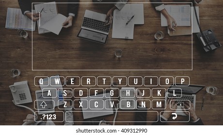Keypad Keyboard Interface Digital Network Concept