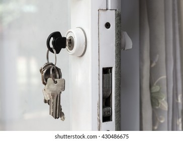 Keys On Sliding Door