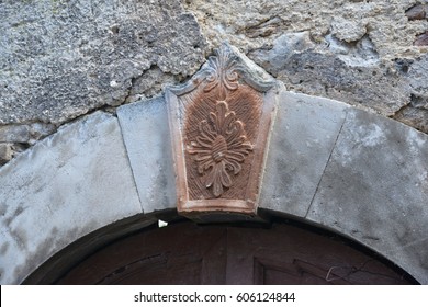 Keystone Of An Ancient Stone Arch
