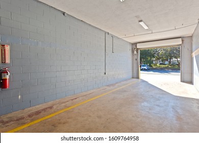 Keystone Heights, Florida / USA - January 8 2020: Empty Fire Station 