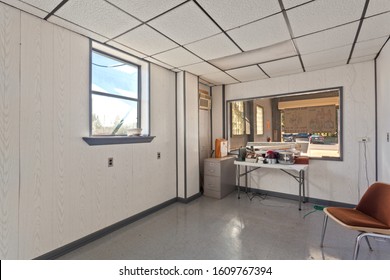 Keystone Heights, Florida / USA - January 8 2020: Empty Break Room In A Fire Station