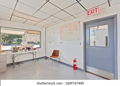 Keystone Heights, Florida / USA - January 8 2020: Empty Break Room In A Fire Station