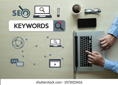 Keywords Research COMMUNICATION  research, on-page optimization, seo - Shutterstock ID 1072023416