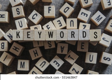 KEYWORDS word concept - Shutterstock ID 551463847