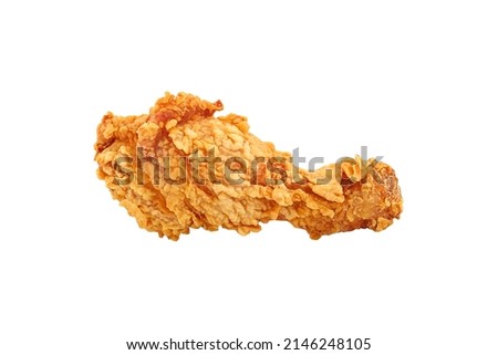 KFC chicken drumstick isolate on white background