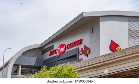 KFC Yum Center In Louisville Kentucky - LOUISVILLE, KENTUCKY - JUNE 14, 2019