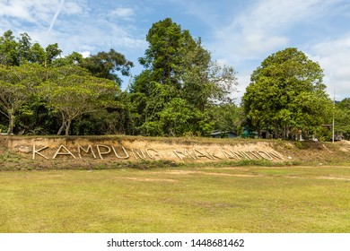 Kg Makaniton, Sabah, Malaysia - June 6 2019: Padang Of 