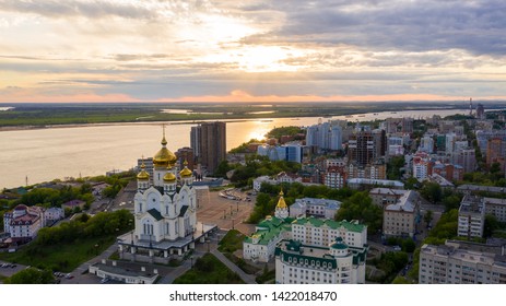 Khabarovsk Is A City In Russia, In The Far East. May, Sunset