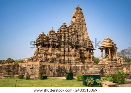 The Khajuraho Group of Monuments are a group of Hindu and Jain temples in Chhatarpur district, Madhya Pradesh, India. its an a UNESCO World Heritage Site.