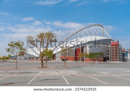 Khalifa International Stadium in Doha, Qatar.