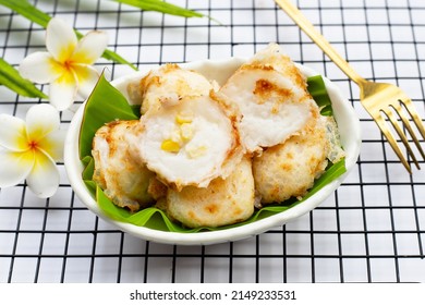 Khanom Krok, Thai Coconut Milk Dessert. Coconut Rice Pancake