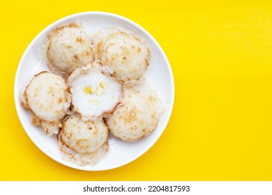 Khanom Krok, Thai Coconut Milk Dessert. Coconut Rice Pancake