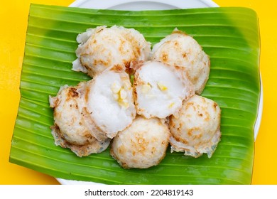 Khanom Krok, Thai Coconut Milk Dessert. Coconut Rice Pancake