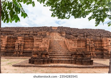 Khao Klang Nok is part of the Si Thep historical park which is set to be a UNESCO World Heritage Site in September 2023. It is an architecture in the Dvaravati period in Phetchabun Province, Thailand. - Shutterstock ID 2354283541